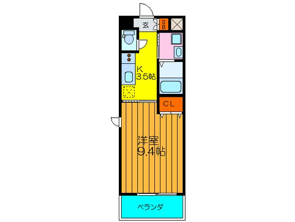 プリヴェ梅園の物件間取画像